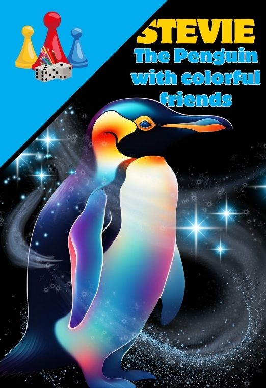 SB03-5 Stevie the Pinguin with colorful Friends (Activity Pages)