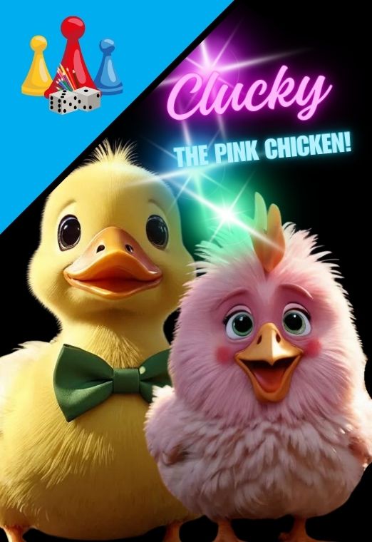 Clucky the Pink Chicken  (Activity Pages)