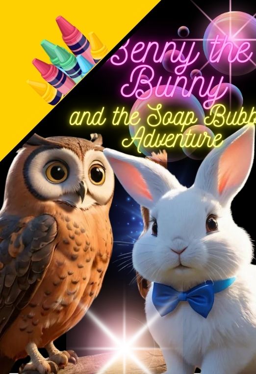 Benny the Bunny and the Soap Bubble Adventure (Coloring Pages)